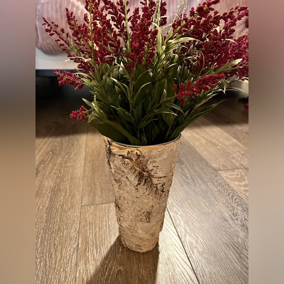 Birch bark wrapped 9” vases (12) - Picture 1 of 5